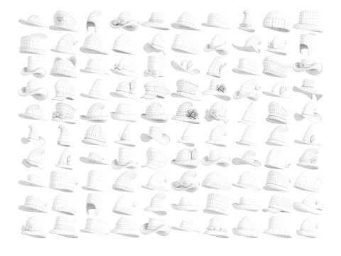 Hat Collection Vol 1 3D Model