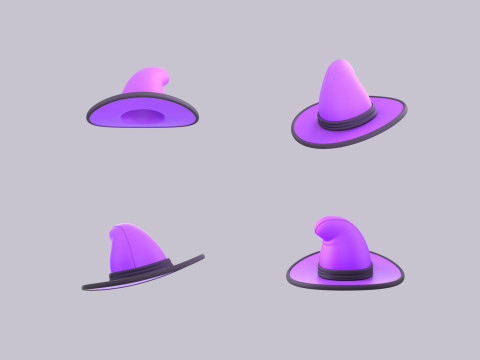 Hat Collection Vol 2 Model 3D