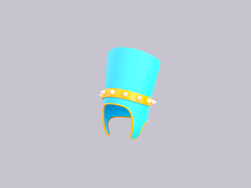 Hat757 Model 3D .c4d .max .obj .3ds .fbx .stl .blend 
