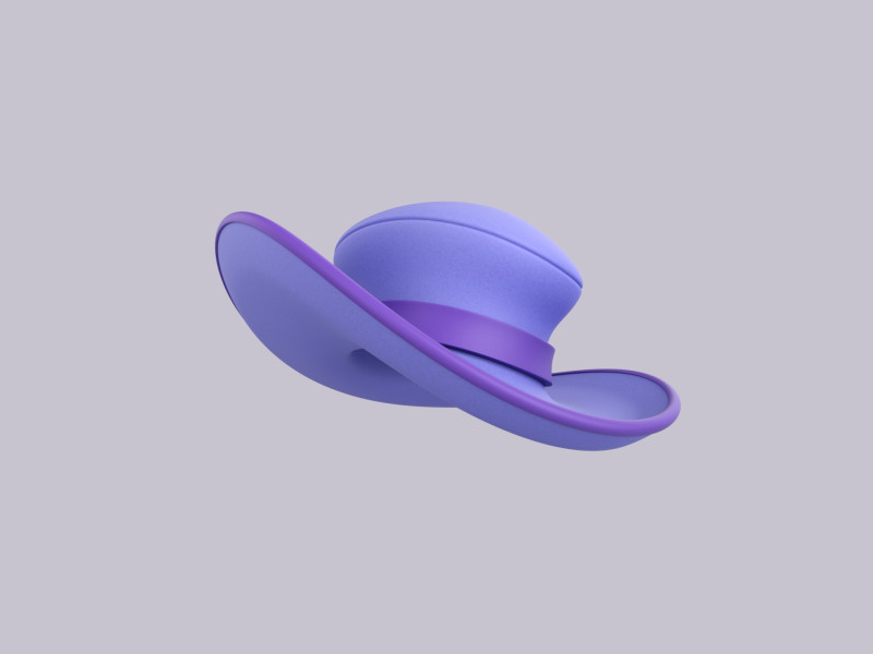 Hat765 3D Model .c4d .max .obj .3ds .fbx .stl .blend