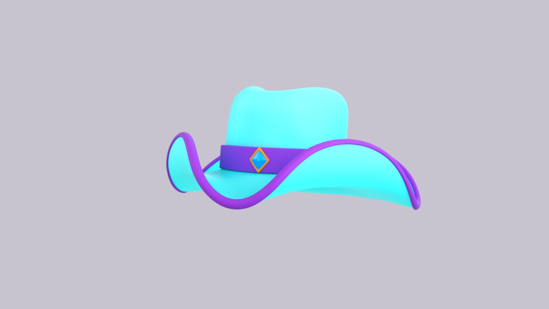 Hat769 Model 3D .c4d .max .obj .3ds .fbx .stl .blend
