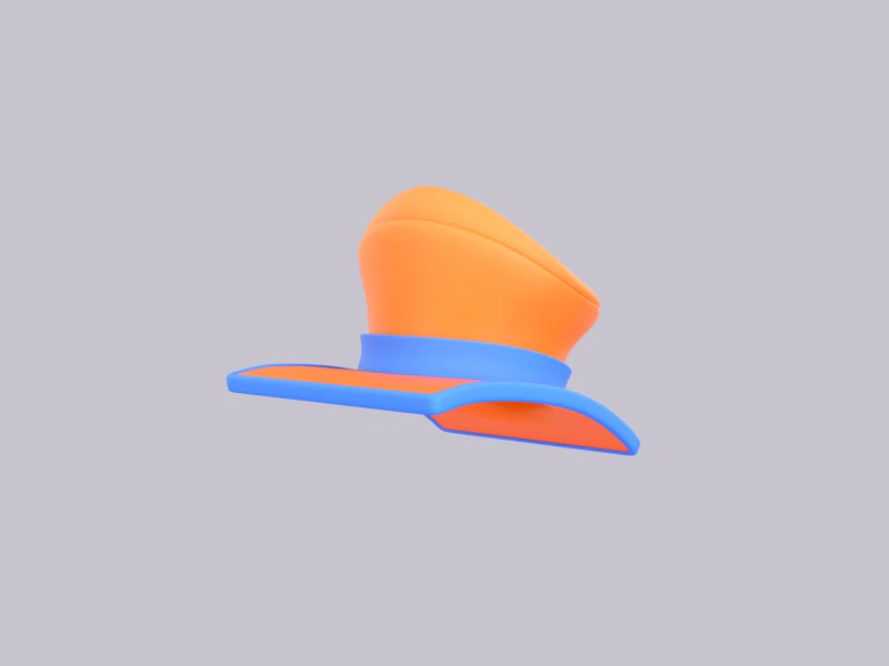 帽子773 3D 模型 .c4d .max .obj .3ds .fbx .stl .blend