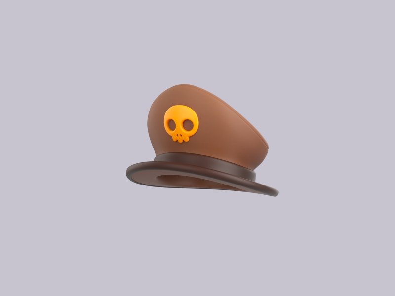Hat787 Model 3D .c4d .max .obj .3ds .fbx .stl .blend 