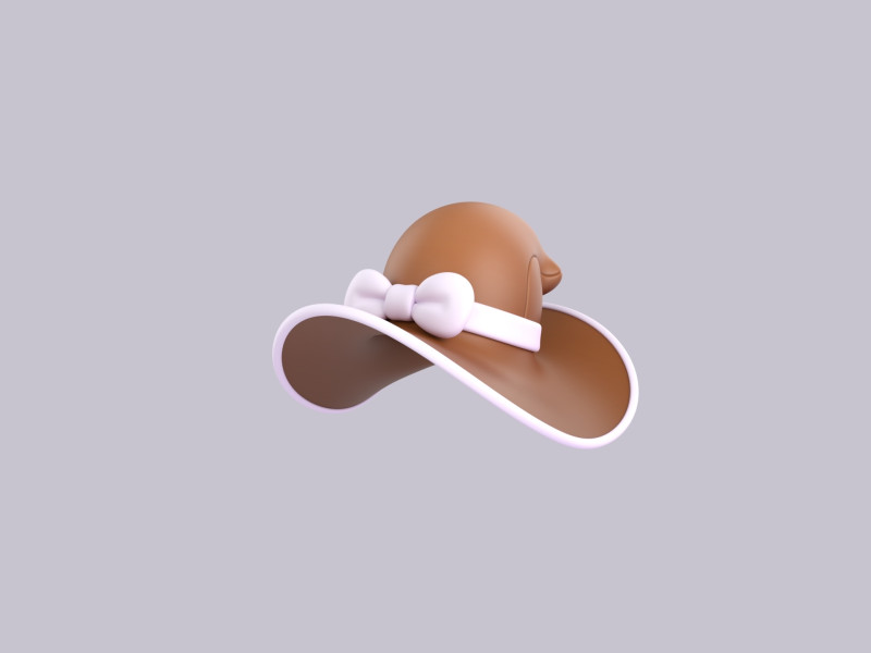 Hat791 3Dモデル .c4d .max .obj .3ds .fbx .stl .blend