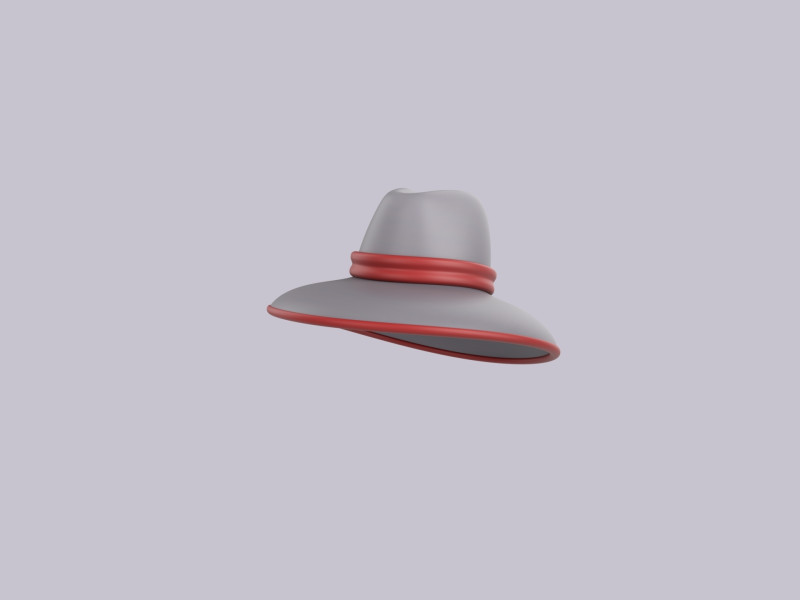 Hat792 3D Model .c4d .max .obj .3ds .fbx .stl .blend