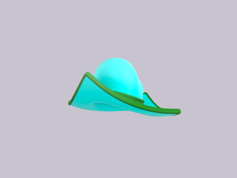 Hat806 3D 模型 .c4d .max .obj .3ds .fbx .stl .blend 