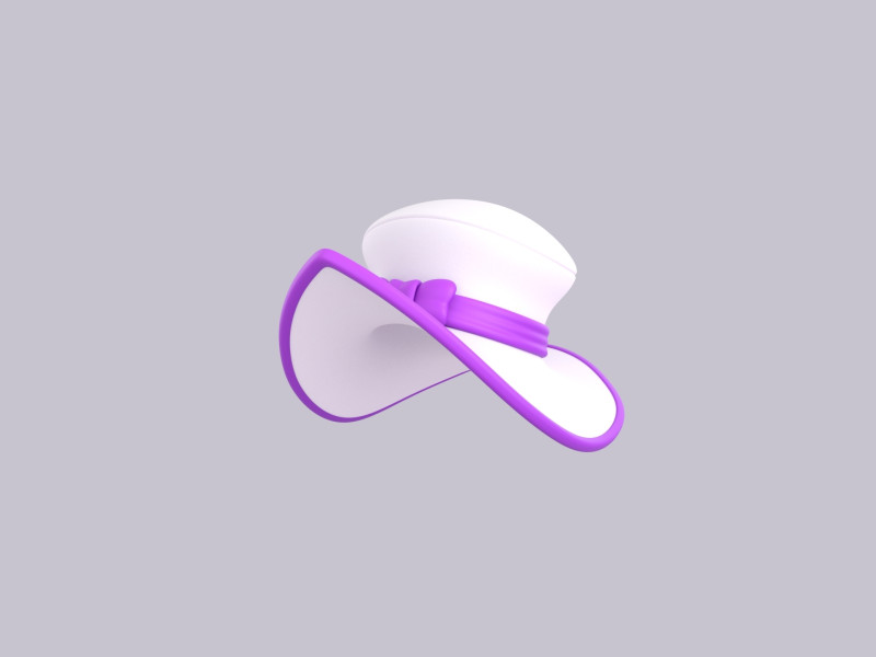 Hat809 Model 3D .c4d .max .obj .3ds .fbx .stl .blend