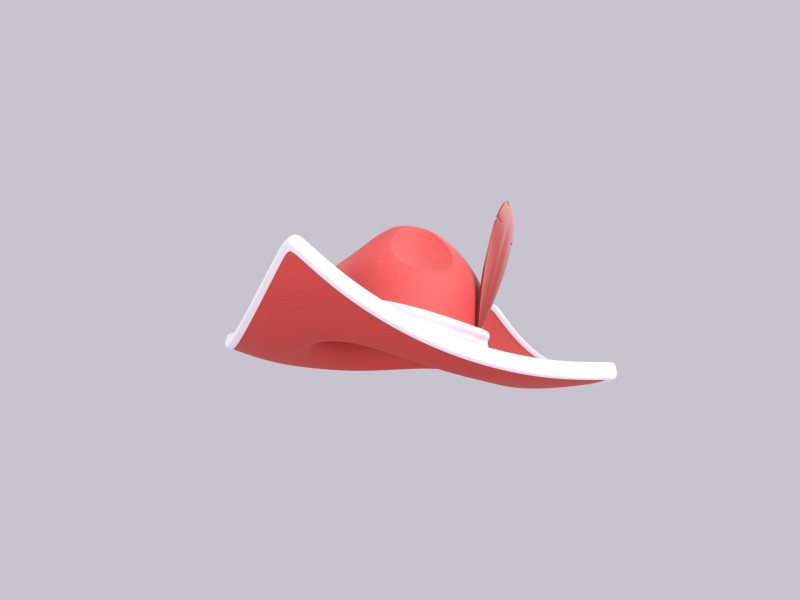 Hat810 3Dモデル .c4d .max .obj .3ds .fbx .stl .blend 