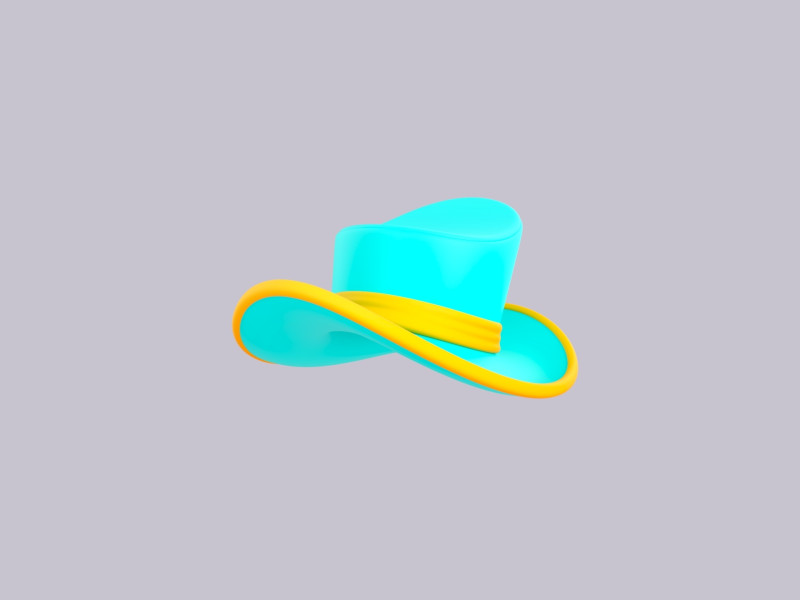 Hat813 3D Modell .c4d .max .obj .3ds .fbx .stl .blend 