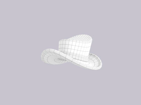 帽子813 3D 模型