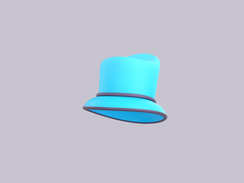 Hat836 Modello 3D .c4d .max .obj .3ds .fbx .stl .blend 
