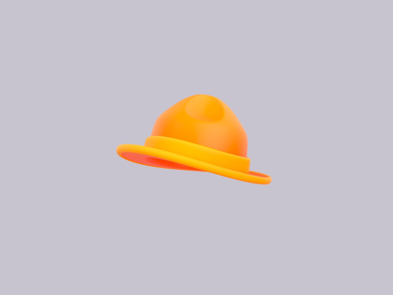 Hat869 3D Model .c4d .max .obj .3ds .fbx .stl .blend