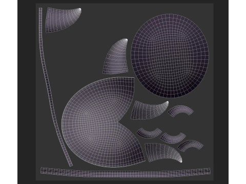 ハット872 3Dモデル