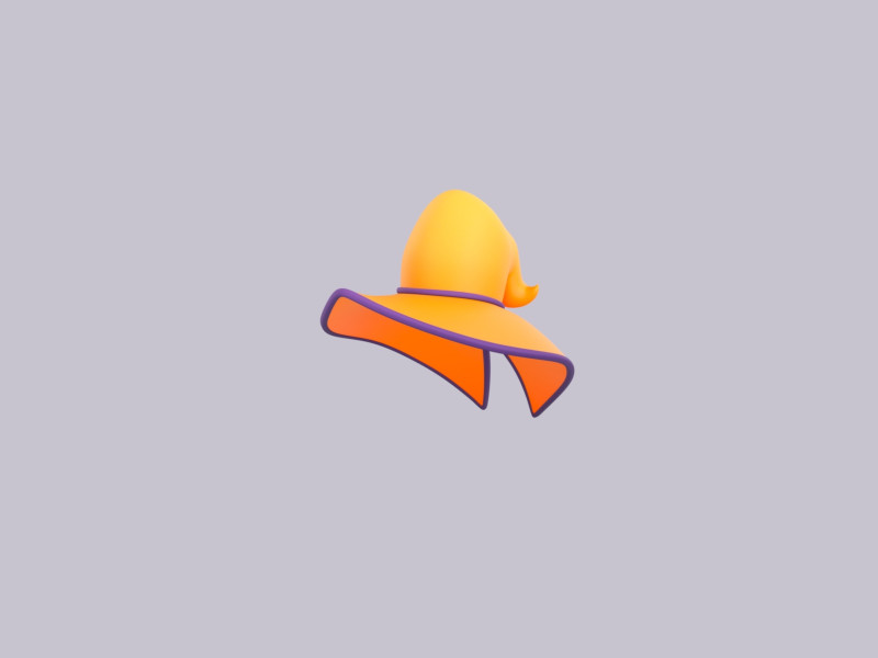 Hat889 3D Модель .c4d .max .obj .3ds .fbx .stl .blend 