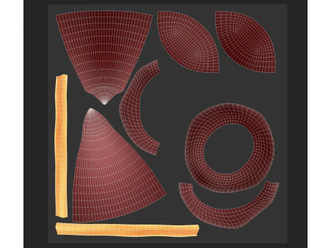 ハット917 3Dモデル