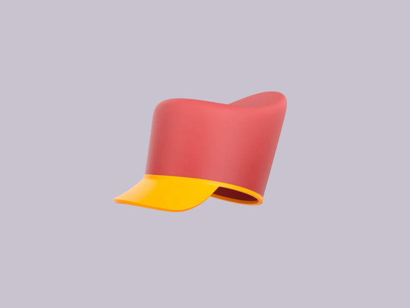 Hat932 3D Model .c4d .max .obj .3ds .fbx .stl .blend