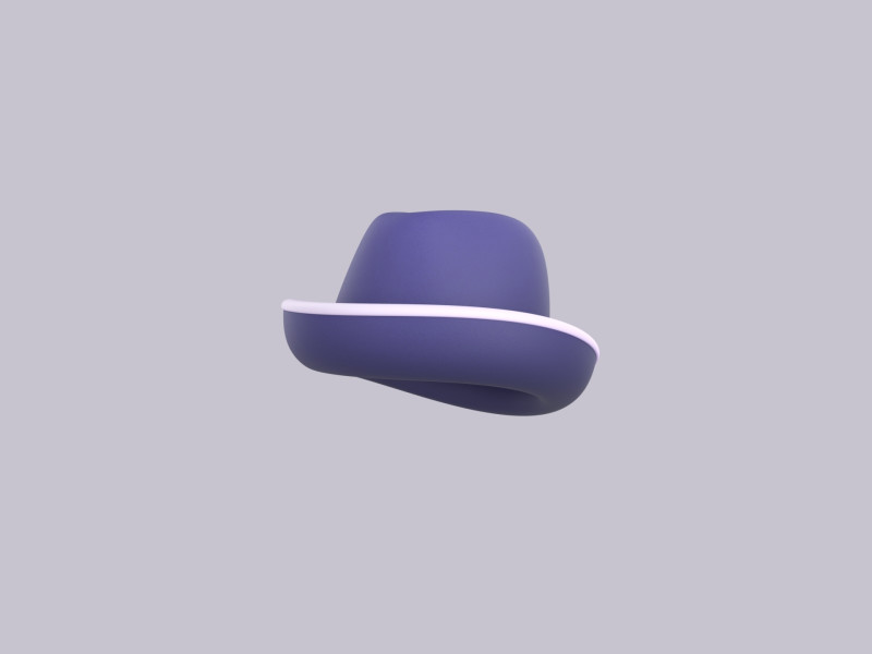 Hat937 Model 3D .c4d .max .obj .3ds .fbx .stl .blend 