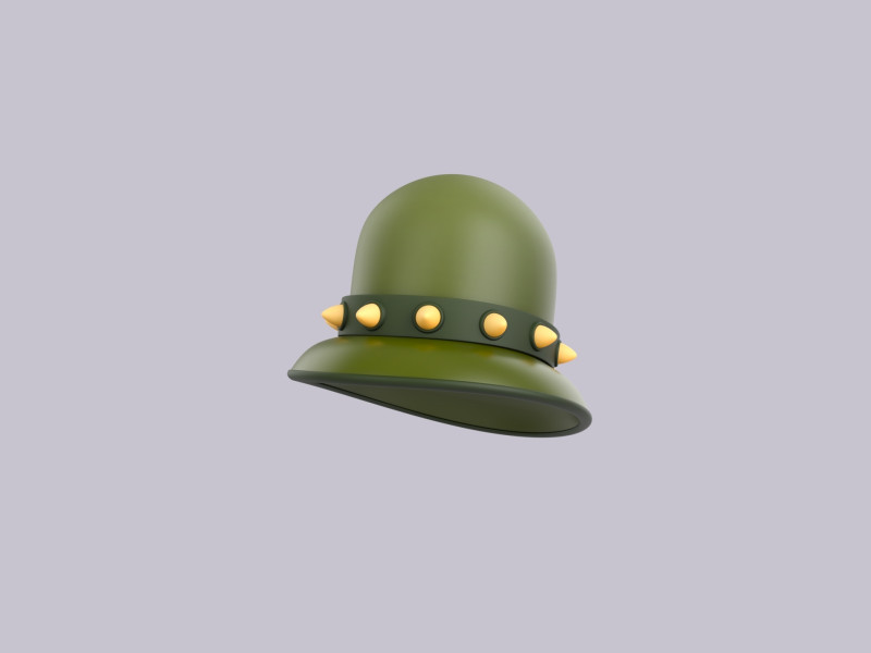 Hat956 3D Model .c4d .max .obj .3ds .fbx .stl .blend 