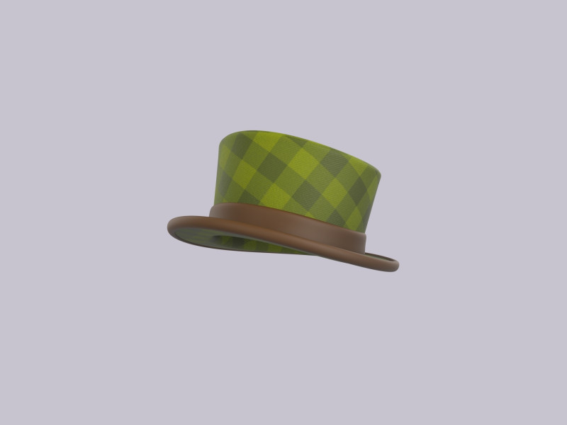 Hat960 3D Модель .c4d .max .obj .3ds .fbx .stl .blend
