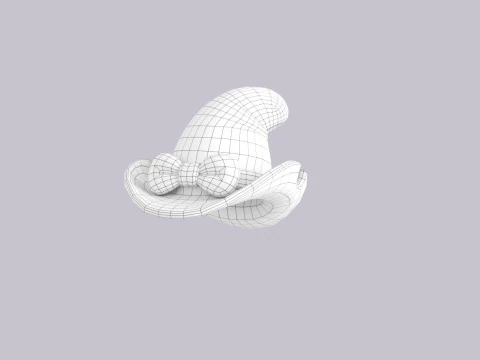 모자1001 3D 모델