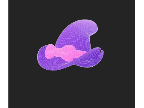 모자1001 3D 모델