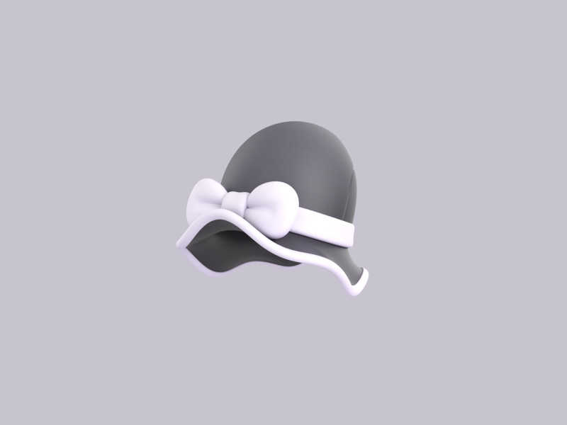 Hat1015 3D 模型 .c4d .max .obj .3ds .fbx .stl .blend 