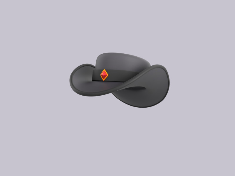 Hat1021 3D 模型 .c4d .max .obj .3ds .fbx .stl .blend