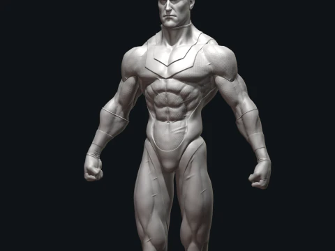 Super-her&oacute;i Modelo de Impressão 3D