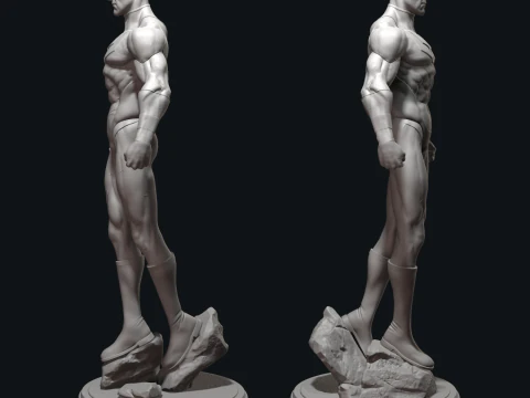 Superhero 3D Print Model