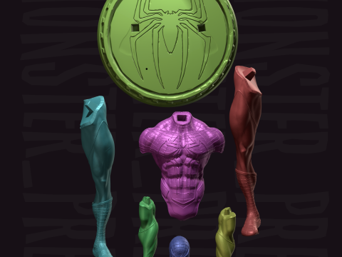 Spiderman FREE 3D Print model Model do druku 3D