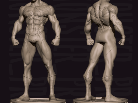 Spiderman FREE 3D Print model Model do druku 3D