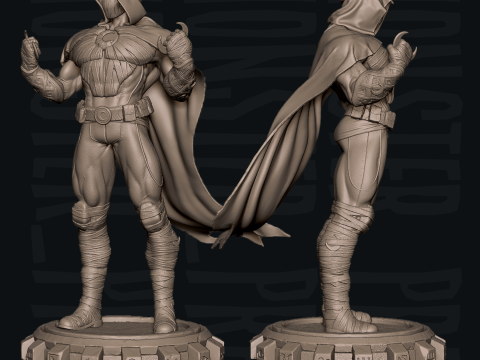 Moon Knight FREE 3D Print model Model do druku 3D