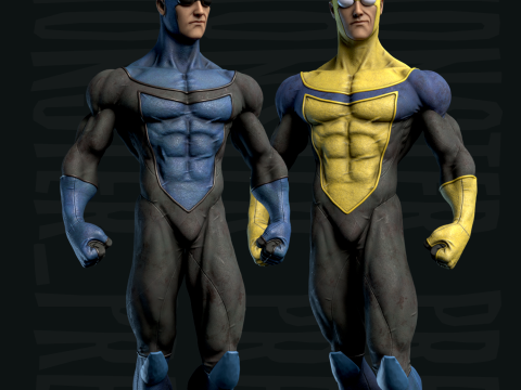 Invincible FREE 3D Print Model Model do druku 3D