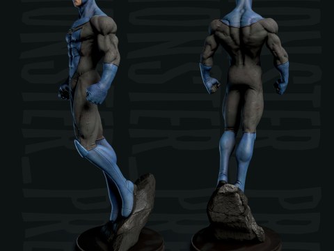 Invincible FREE 3D Print Model Model Cetak 3D