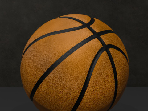 Realistic Basketball 3D Printable Model 3D Принт Модель