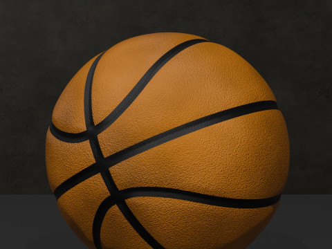 Realistic Basketball 3D Printable Model 3Dプリントモデル