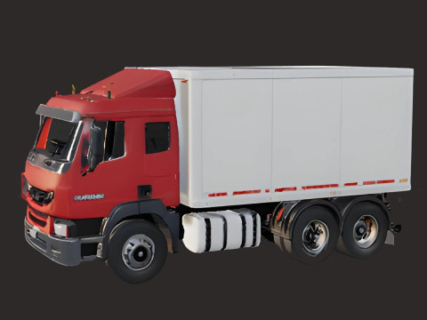 Long Haul Delivery Truck - 3D Printable Commercial Vehicle Model 3D 프린트 모델