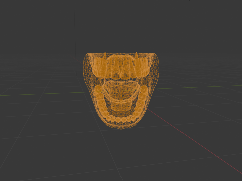 Stylized Mouth Anatomy 3D Print STL 3Dプリントモデル