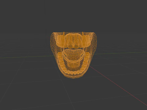 Stylized Mouth Anatomy 3D Print STL 3D Print Model