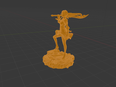 Steampunk Sorceress Highly Detailed 3D Printable Figurine 3D Baskı Modeli