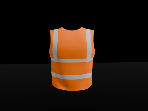 High Visibility Safety Vest 3D Принт Модель
