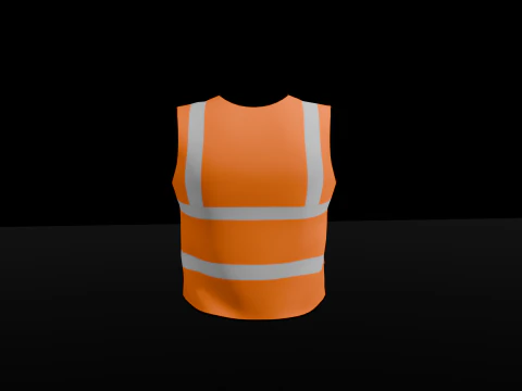 High Visibility Safety Vest 3D Print Model