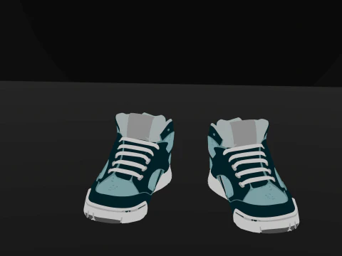 Detailed Sneaker 3D Print Model