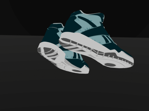 Detailed Sneaker 3Dプリントモデル