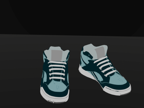 Detailed Sneaker 3Dプリントモデル
