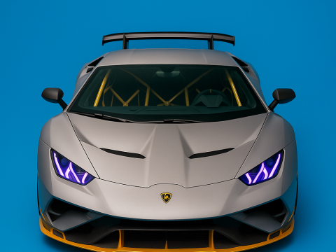 Detailed Super car Centenario 3D Model