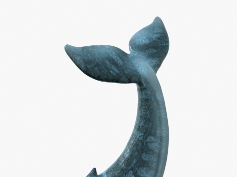 Realistic Blue Whale Rigged 3D Model