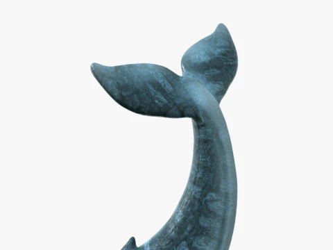 Realistic Blue Whale Rigged 3D Model