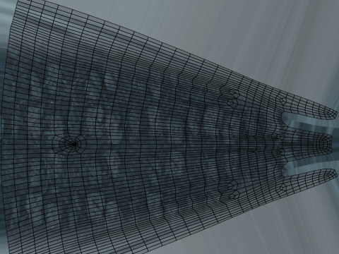 Realistic Blue Whale Rigged 3D Model