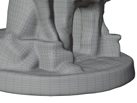 शैलीबद्ध खोपड़ी कालकोठरी प्रवेश द्वार 3D मॉडल